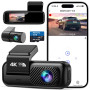 Dashcam Voiture Avant Arrière 4K+1080P, Carte SD 64Go, Vision Nocturne, WDR | Wi-Fi 5GHz, Contrôle via App, Stationnement 24H, P
