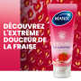 MANIX Fraise : Lubrifiant Intime (80mL) Goût Fraise / Compatible avec les Préservatifs