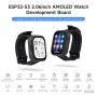 Waveshare ESP32-S3 2.06inch AMOLED Touch Watch Display Development Board Wi-FI/BT5 MCU 410x502 Pixels ESP32 with Display Designe