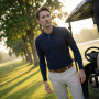 Calvin Klein Polo de Golf léger à Pointe Campus 2026 pour Homme