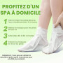 3 Paires Masque pied JVR, Masques Exfoliants Pour les Pieds à L'acide Lactique, soin des Pieds Pour Enlever les Callosités, Répa