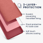 kwmobile Housse Compatible avec Google Pixel 10 Pro XL Coque - Housse de téléphone Protection Souple en TPU Silicone - Rose fonc