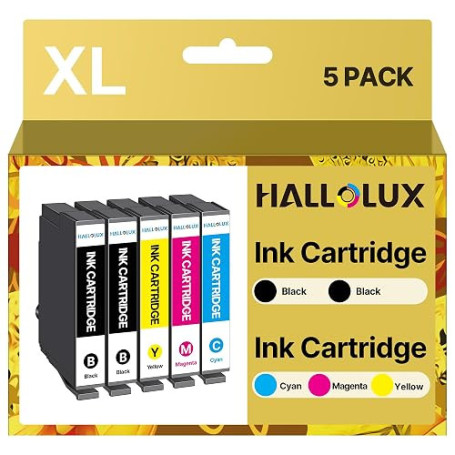 HALLOLUX 604XL Cartouches d'encre pour XP-2200 XP-2205 XP-3200 XP-4200 | pour XP-3205 XP-4205 pour Workforce WF-2910 WF-2930 WF-