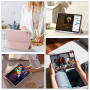 KTGGHG Coque Légère pour Samsung Galaxy Tab A9 Plus (A9+)-11 Pouces 2023 | Support Tri-Fold, Veille/Réveil Auto, Protection Comp