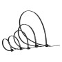 Amazon Basics Serre-câbles réglables, colliers de serrage pour gestion des câbles, 100/120/150/200/300 mm, 500 unité, lot de 1, 