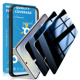Protection D'écran Anti-Espion pour Samsung Galaxy S25 Ultra 5G, Verre Trempé Anti-Espion 2 Pièces, Outil d'Installation Facile,
