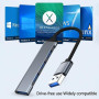 HUB USB Adaptateur multiport 4 en 1 avec 1 Port USB 3.0 hubs USB 3 Ports USB 2.0 pour Les Ordinateurs Portables Macbook Pro Wind