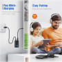 Transmetteur Bluetooth 5.0 Émetteur et Récepteur Adaptateur, Bluetooth 2 en 1 Adaptateur, Jack 3,5mm APTX et USB, Compatible ave
