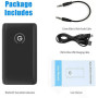 Transmetteur Bluetooth 5.0 Émetteur et Récepteur Adaptateur, Bluetooth 2 en 1 Adaptateur, Jack 3,5mm APTX et USB, Compatible ave