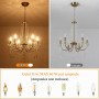 Lustre Cristal Chandelier Doré Lustre Salle à Manger Luminaires IntéRieur | Lustre salon Convient Aux Salles à Manger, Salons, C