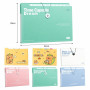Trieur 12 Compartiments A4-12 compartiments, Plastique, Avec fermeture à cordon élastique, Idéal pour organiser vos documents au