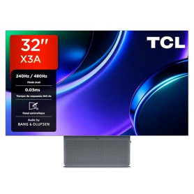 TCL Écran OLED 80 cm 32 x 3 A, résolution 4K UHD (3840 x 2160), Technologie OLED +, 240 Hz, (480 Hz FHD), écran Mat, luminosité