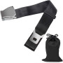 NECBAOA Rallonge Ceinture de Sécurité Avion – Extension Réglable 25 à 76 cm | Clip Métal Robuste – Pour Femmes Enceintes, Passag