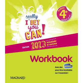 I Really Bet You Can! Anglais 4e (2023) - Workbook