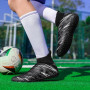 PiDaGlobal Chaussures de Football Homme Femme Futsal TF Chaussures Turf Antidérapantes Crampons Courts High Top pour Entraînemen