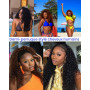 Half Wig Human Hair 20 Pouces Bouclée Perruque Demi Tete 180 Densité Water Wave Glueless Wig 3 In 1 Seamless Flip Over Drawstrin