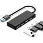 ANYPLUS Hub USB, Adaptateur 4 Ports Multiprise USB 3.0, 5 Gbps, Répartiteur USB pour Bureau, Ordinateur Portable, Xbox, Clé USB,