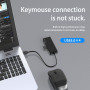 ANYPLUS Hub USB, Adaptateur 4 Ports Multiprise USB 3.0, 5 Gbps, Répartiteur USB pour Bureau, Ordinateur Portable, Xbox, Clé USB,