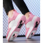 ENEN Chaussure a Roulette Mode Fille, Chaussures a roulettes Retractable Garçons, Basket Roulette Enfant, Roller 2 Roues Déforma