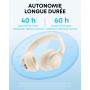 Soundcore par Anker Q20i Casque Bluetooth sans Fil | Casque réduction de bruit over-ear, jusqu'à 40 h d'autonomie en mode ANC, a