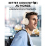 soundcore by Anker Q20i Casque Supra-auriculaire sans Fil Bluetooth avec réduction Active du Bruit Hybride, autonomie de 40 h en
