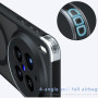 QJONSIU Coque Compatible avec Vivo X100 Ultra, Compatible avec MagSafe, Protection Airbag, Ultra-Fin PC Anti-Rayures Translucide