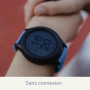 KIDYWOLF - K-Watch Bleue - Montre Interactive Enfant OLED 8ans+ | Écran tactile, 10 modes sport, suivi d'activité et sommeil, ré