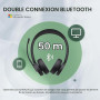 Yealink BH70 Dual Casque Bluetooth sans Fil avec Micro, Certifié Teams | 3 Micros IA de bruit, 35h Batterie, USB C/A Dongle p...