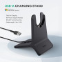 Yealink BH70 Dual Casque Bluetooth sans Fil avec Micro, Certifié Teams | 3 Micros IA de bruit, 35h Batterie, USB C/A Dongle p...