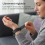 BoerHang Bracelet Compatible avec Google Fitbit Air, Bracelet de Montre en Nylon Tissé, [Uniforme], Bracelet de Montre Sport Rem