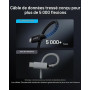 Anker Prime Câble Thunderbolt 4 USB C vers USB C | Charge 240W, Transfert de Données 40 Gbit/S, Compatible Écrans 8K/4K, MacBook