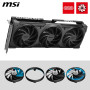 MSI NVIDIA GeForce RTX 5080 16G Ventus 3X OC Black Carte Graphique | 16 Go GDDR7 (30 GB/s, 256-bit), PCIe 5.0, triple ventilateu