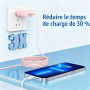 2Pack Chargeur iPhone 18 17 16 15, 20W USB C Chargeur Rapide 2M Câble C to C pour iPhone 18 Pro/17 Pro Max/17e/16e/16 Pro/15 Plu