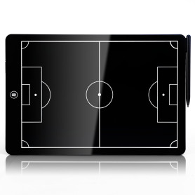 LCD Tableau Tactique de Football,16 Pouces Électronique Panneau Stratégie d'entraînement numérique avec Stylo pour l'entraîneur 