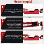 LEONTOOL Outil d’écartement des bougies d’allumage avec 32 lames Jauge d’épaisseur en acier et jauge d’écartement pour la plupar