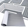 SenMore Tapis de Sol en Mousse Marine EVA, Tapis Antidérapant en Bois de Teck Lmitation, Utilisé pour Bateaux, Yachts, Véhicules