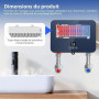 Chauffe Eau Instantané Electrique, 6000W 220V Mini Chauffe eau Électrique Instantané, Chauffe eau Sous Évier Système Eau Chaude