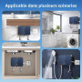 Chauffe Eau Instantané Electrique, 6000W 220V Mini Chauffe eau Électrique Instantané, Chauffe eau Sous Évier Système Eau Chaude