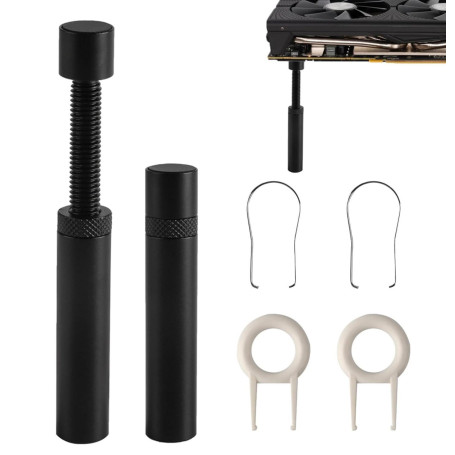 1 support pour carte graphique, support GPU, support de carte graphique, support de carte graphique réglable en hauteur, base de