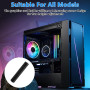 1 support pour carte graphique, support GPU, support de carte graphique, support de carte graphique réglable en hauteur, base de
