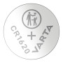 VARTA Piles Bouton CR1620, lot de 2, Lithium Coin, 3V, emballage sécurisé pour les enfants, pour petits appareils électroniques