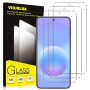 Viojrlra Lot de 3 Verre Trempé Pour Samsung Galaxy A57, Film Protection écran, Dureté 9H Glass, Ultra Résistant Vitre Protecteur