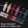 Born Pretty Vernis Semi Permanent Pailleté, 6 Couleurs Or Rouge Argent Brillant Réfléchissant Gel Nail Polish Soak Off U V/LED S