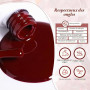 Born Pretty Vernis Semi Permanent Rouge Bourgogne Scintillant UV LED 6x7ml | Couleur vin rouge profond, effet pailleté, manucure