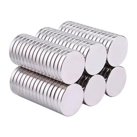 Sonfedo Lot de 100 mini aimants, 8 x 1 mm, ultra puissants, petits aimants ronds pour tableau blanc, tableau d'affichage, tablea