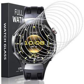 Kokio 8 Pièces Protection Écran pour Huawei Watch GT6 Pro 46mm/GT 6 Pro 46mm Verre Trempé,Dureté 9H Sans Bulles Haute HD Anti-Ra