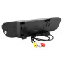 SIXRUN Moniteur de Voiture, Moniteur de Rétroviseur HD de Voiture 4,3 Pouces, Caméra de Recul de Vision Nocturne étanche 8LED