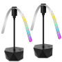 UQTUKO Ventilateur Anti-Mouche, 2 Pcs Chasse Mouche de Table Répellante Fan Ventilateur Anti-moustiques pour Intérieurs Extérieu