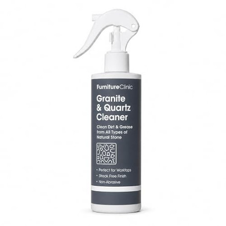 Spray Nettoyant Granit et Quartz Furniture Clinic – Pour Plans de Travail & Éviers en Pierre – Nettoyage Doux Finition Sans Trac