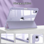 FINTIE Coque pour iPad Mini 7 2024 (A17 Pro) 8.3 Pouces/iPad Mini 6 2021 | [Rangement de Pencil] Etui Arrière Transparent Clair 